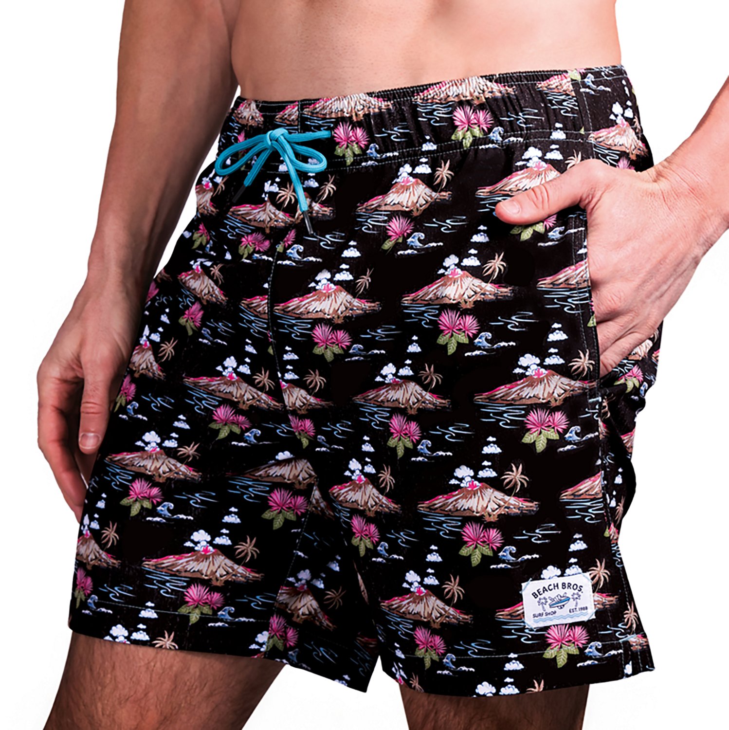 Beach Bros Men's Volcano Cloud Swim Trunk Shorts 6.5 in - view number 4