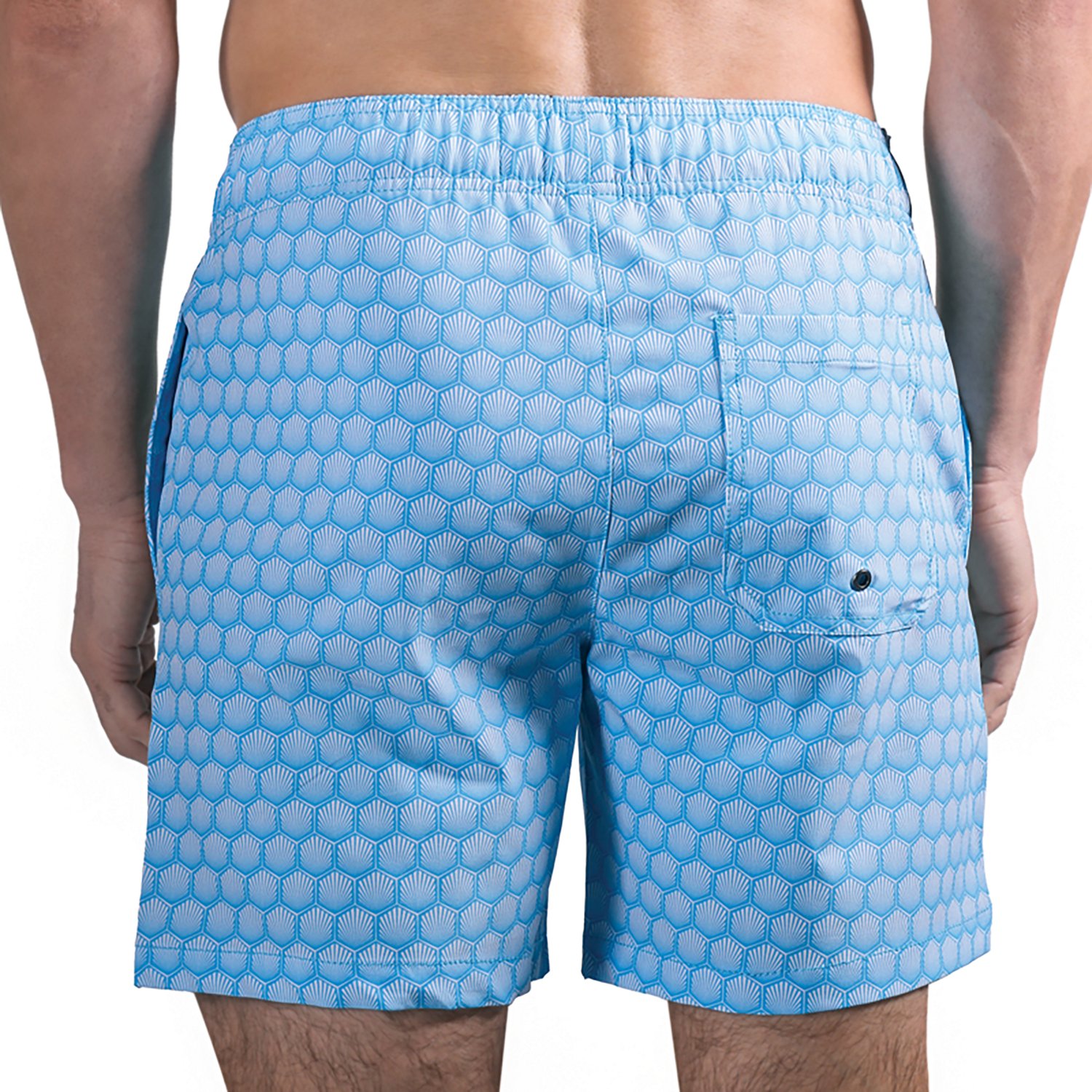 Beach Bros Men's Hexagon Ray Swim Trunk Shorts 6.5 in - view number 2