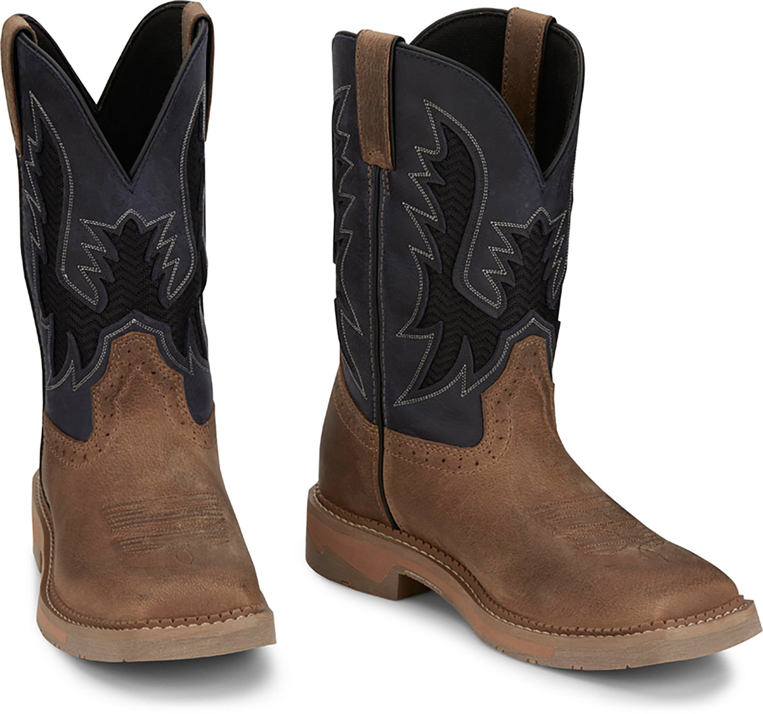 Justin Boots Men's Stampede Bolt VentTek Square Toe Boots - view number 8