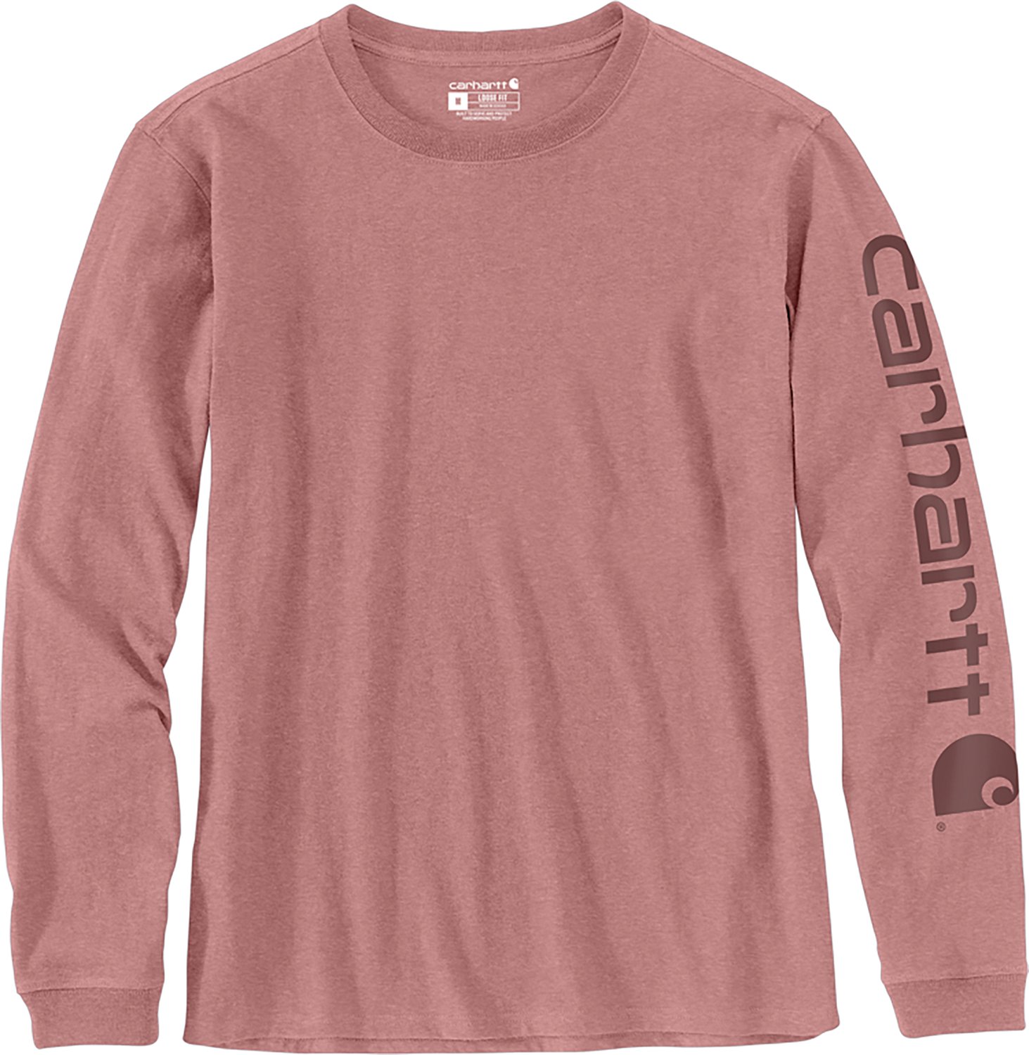 Carhartt Women's Relaxed Fit Midweight Logo Long Sleeve - view number 2