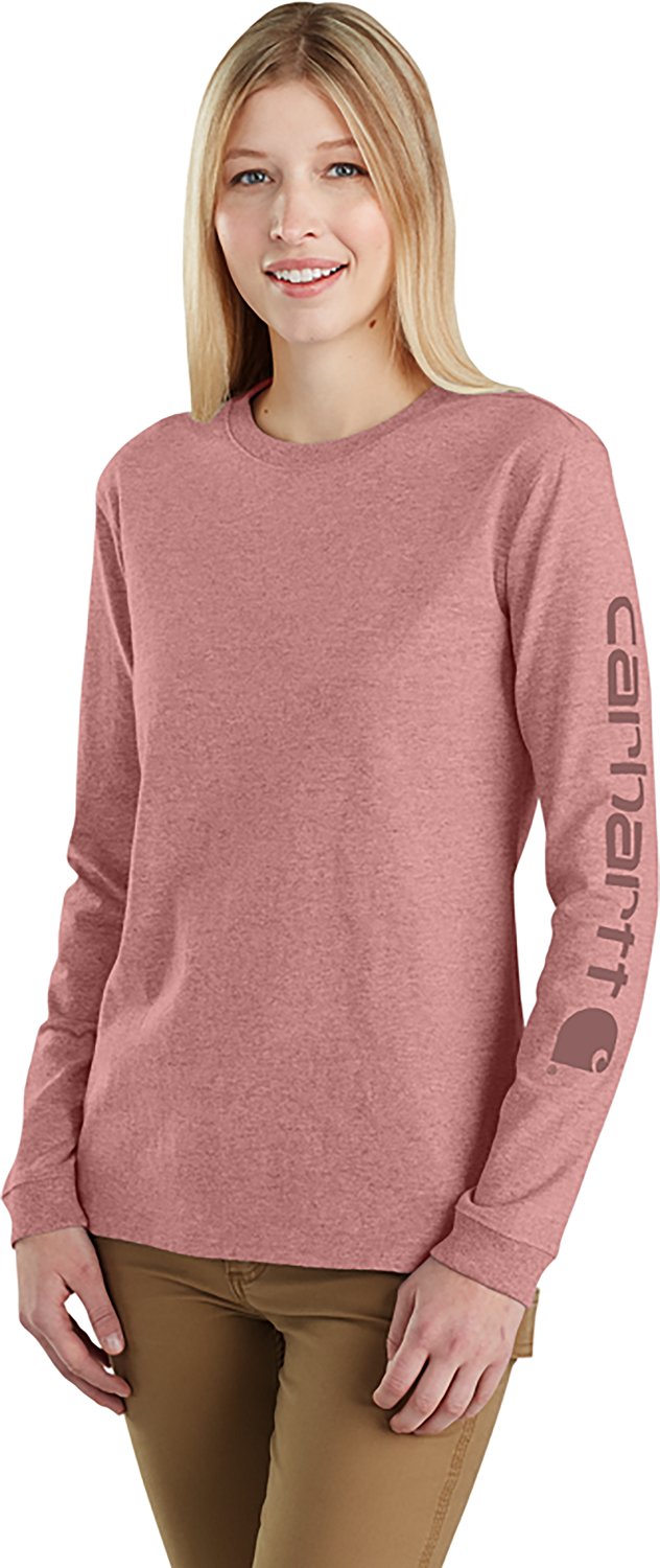 Carhartt Women's Relaxed Fit Midweight Logo Long Sleeve