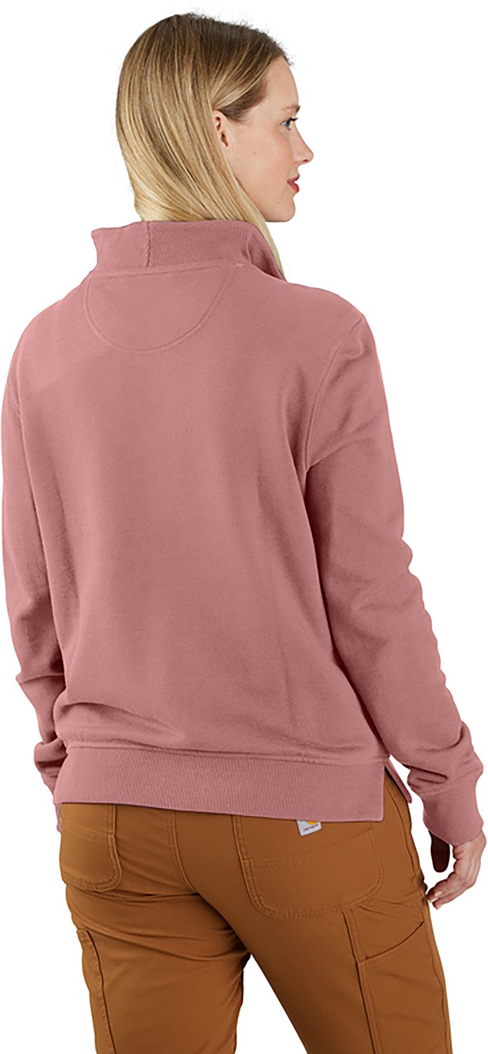 Carhartt Women's TENCEL Fiber Series Relaxed Fit 1/2 Zip Sweatshirt - view number 3