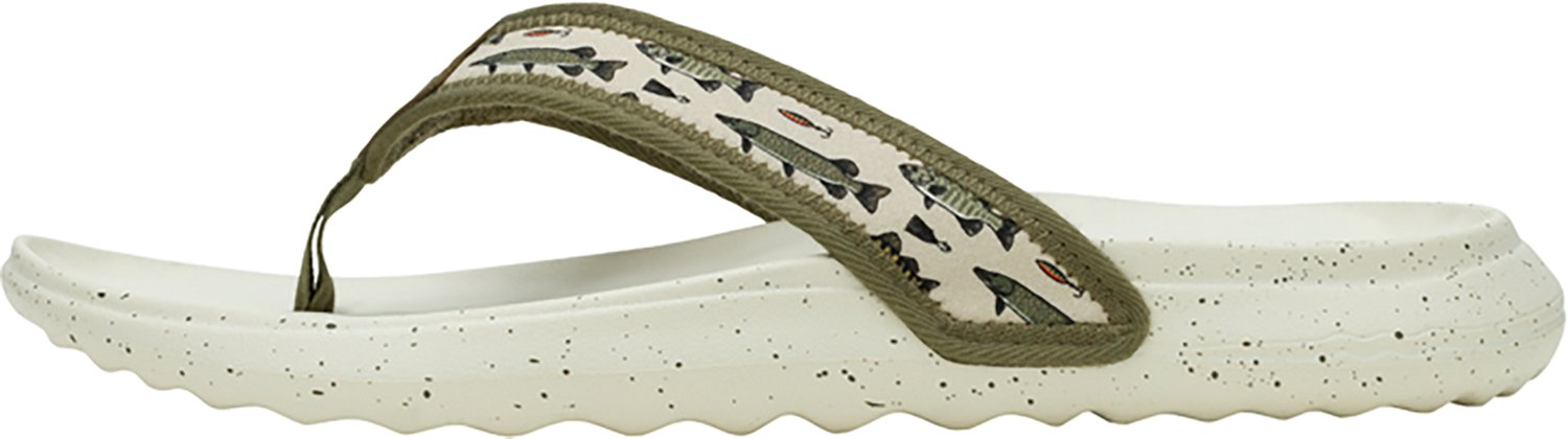 Hey Dude Men's Myers Fish Lure Flip Flops - view number 2