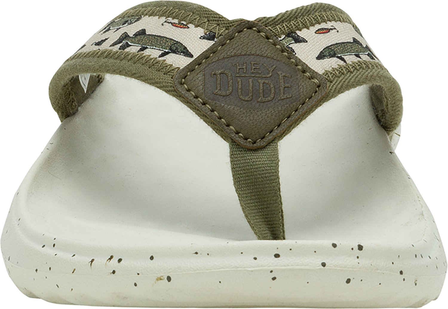 Hey Dude Men's Myers Fish Lure Flip Flops - view number 7
