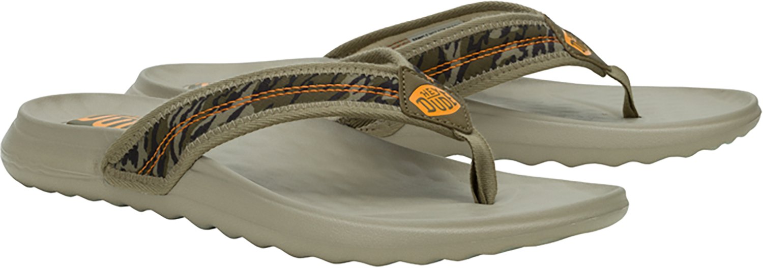 Hey Dude Men's Myers Mossy Oak Camo Flip Flops - view number 3