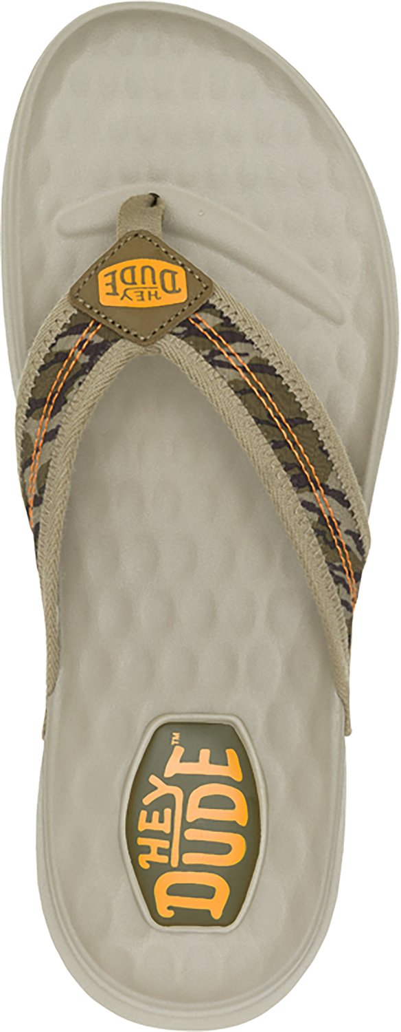 Hey Dude Men's Myers Mossy Oak Camo Flip Flops - view number 5