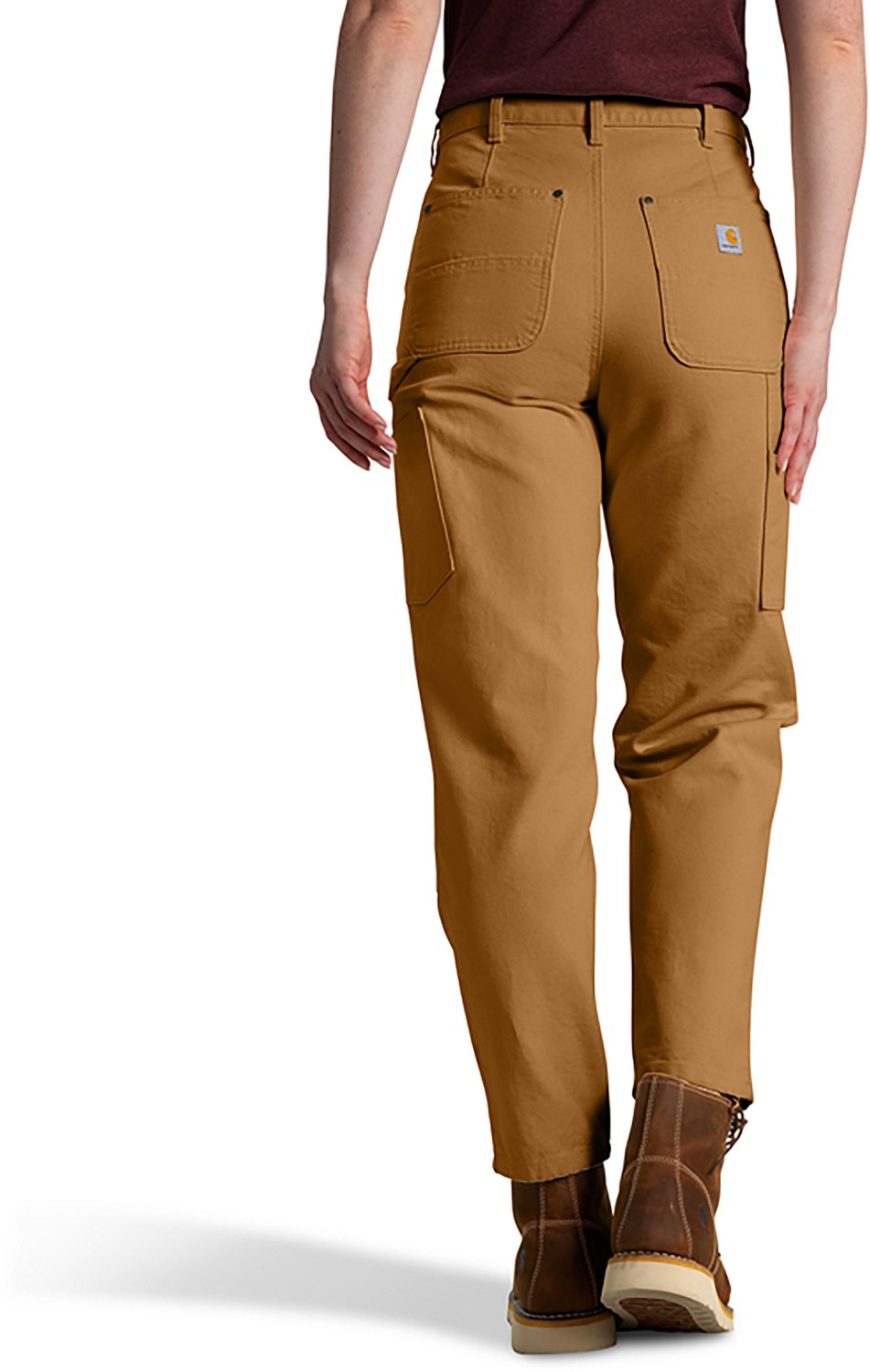 Carhartt Women's Vintage Fit Duck High Rise Double Front Pants - view number 2