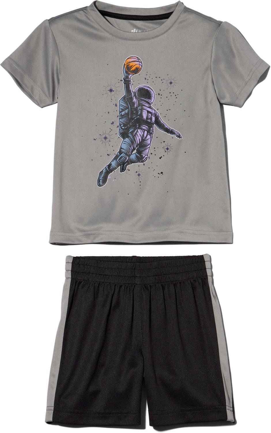 BCG Boys' (4-7) Basketball Space Short Sleeve Set                                                                                - view number 1