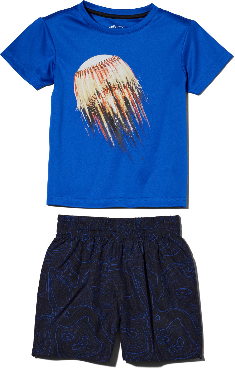 BCG Boys' (4-7) Fast Ball Short Sleeve 2-Piece Set