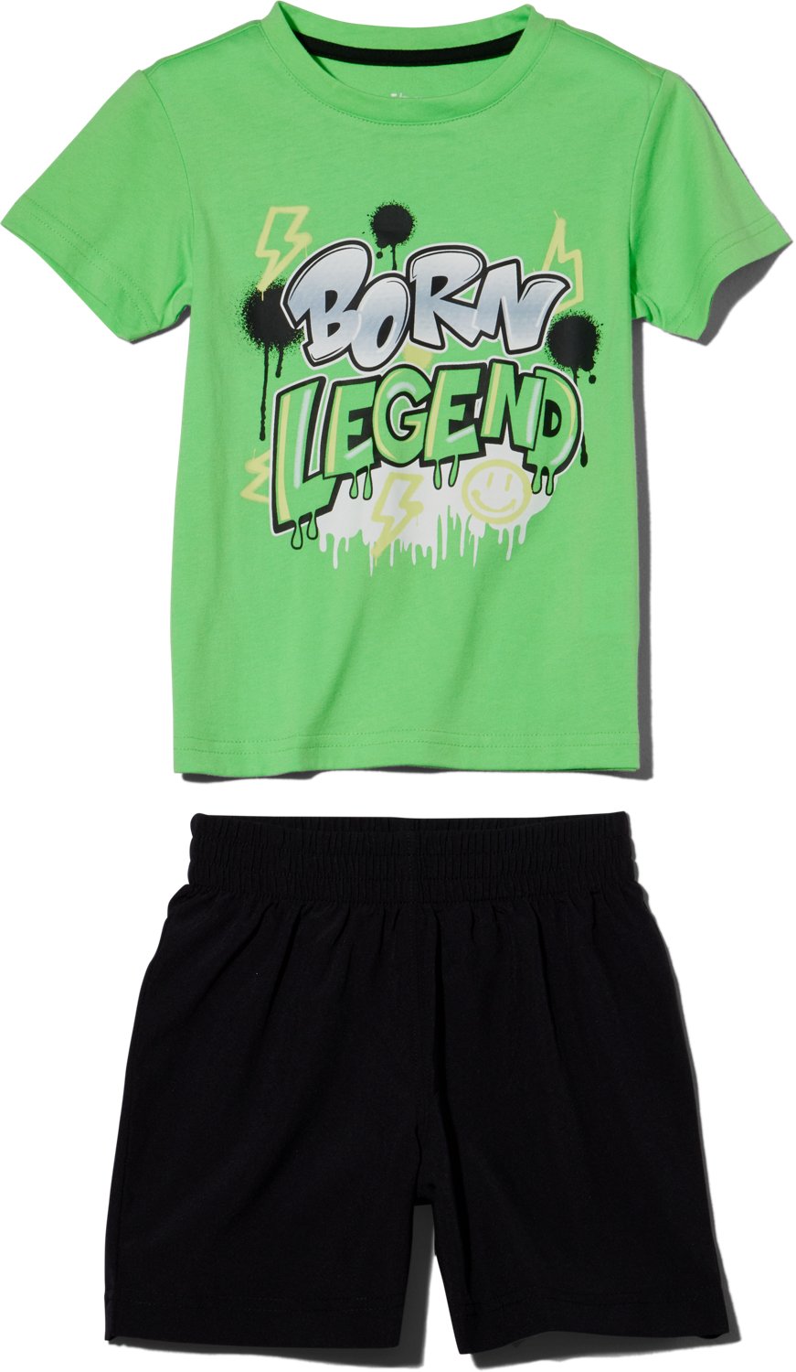 BCG Boys' 4-7 Born Legend Short Sleeve T-shirt Set