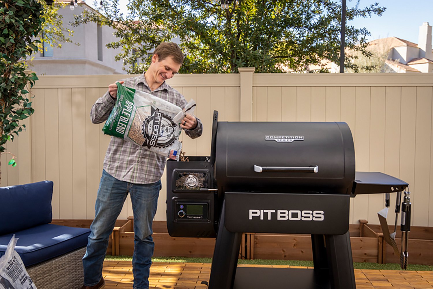 Pit Boss 1250 Competition Series Roll Top Pellet Grill                                                                           - view number 5