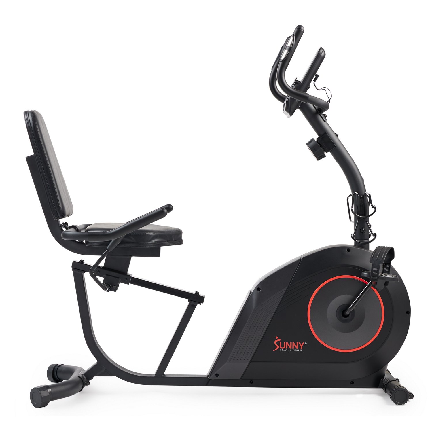 Sunny Health & Fitness Smart Manual Magnetic Recumbent Bike                                                                      - view number 2