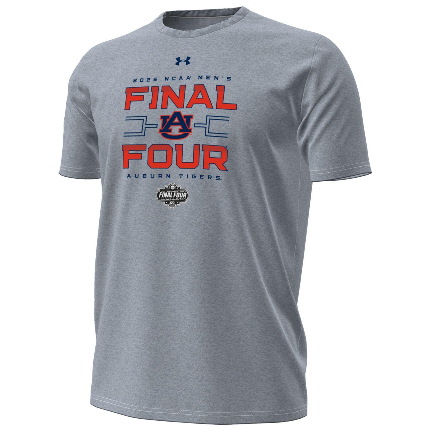 Under Armour Men's Auburn Tigers 2025 NCAA Men's Basketball March Madness Tournament Final Four Locker Room T-Shirt              - view number 2