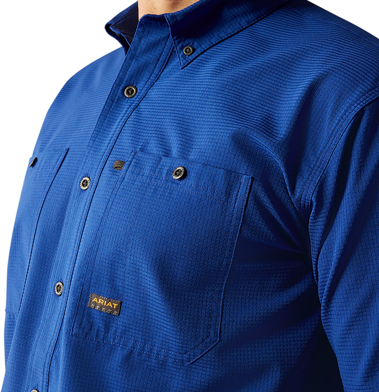 Ariat Men's Rebar Made Tough 360 AirFlow Work Shirt - view number 3