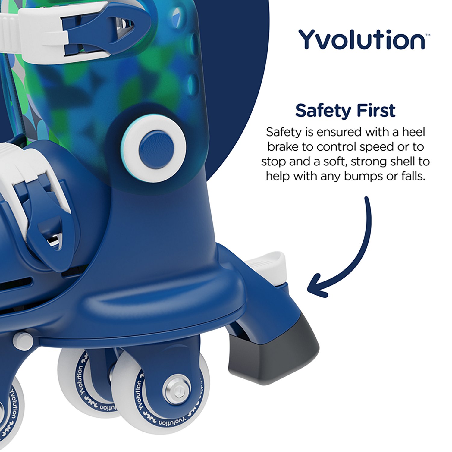 Yvolution Kids' Twista Adjustable 2-in-1 Roller Skates                                                                           - view number 4