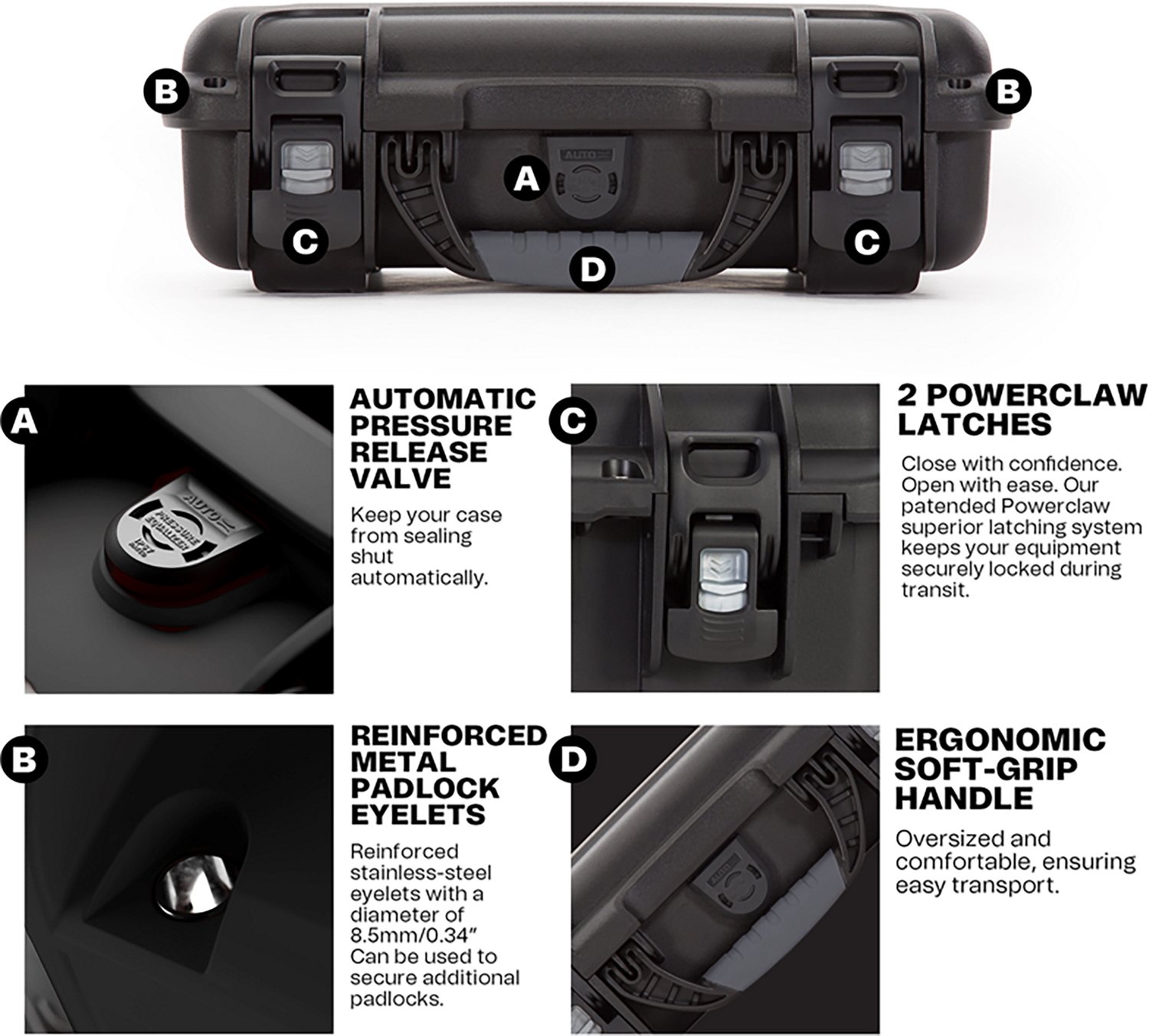 Nanuk 909 Custom Foam Pistol Case - view number 4