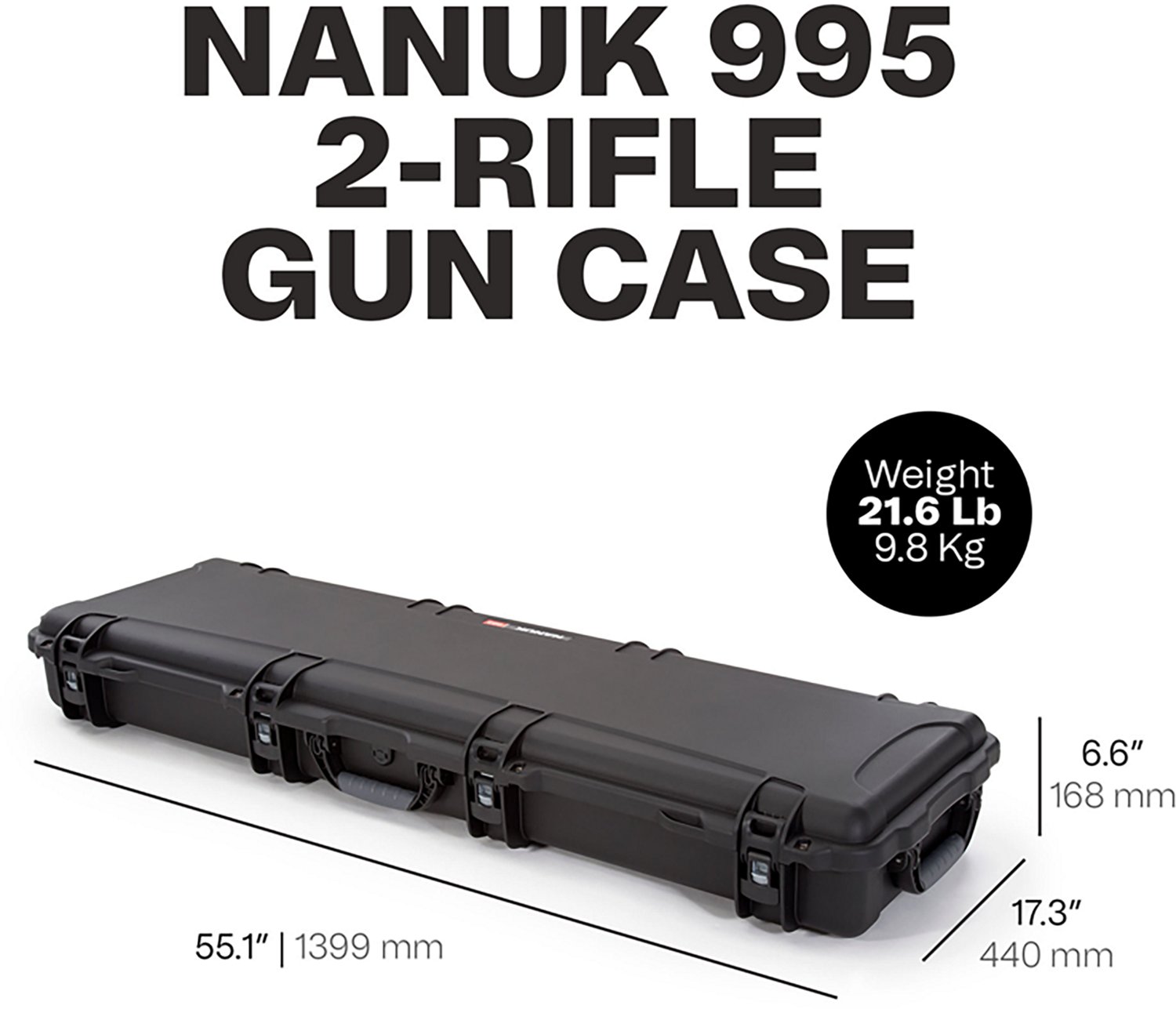 Nanuk 995 Double Rifle Hard Case - view number 6