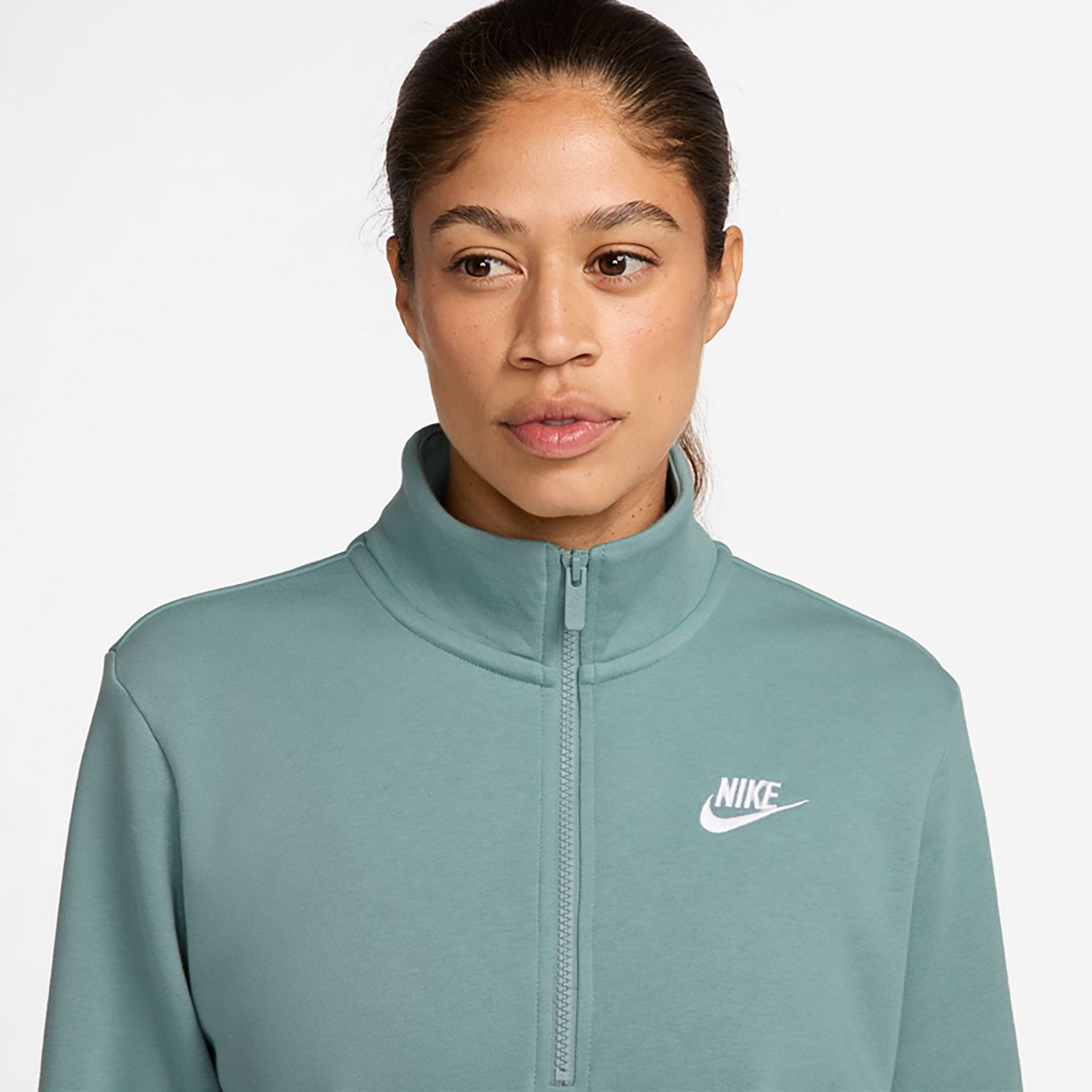 Nike Women's Club Fleece 1/4-Zip Pullover Sweatshirt                                                                             - view number 3