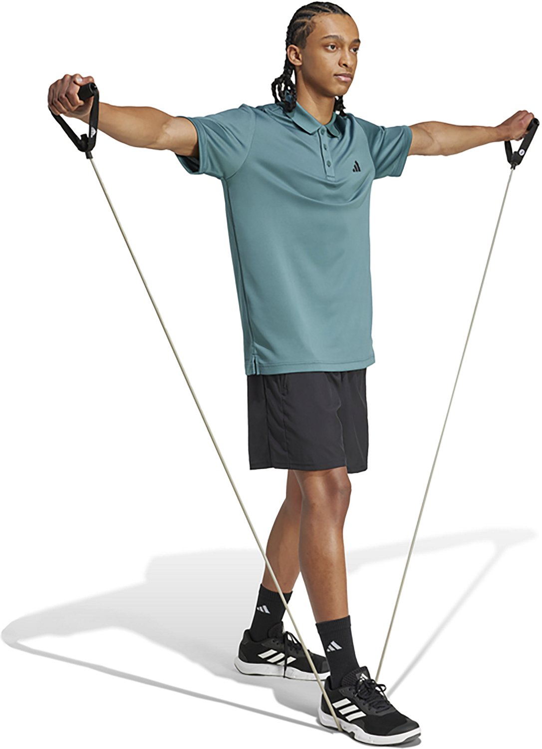 adidas Men's Train Essential Polo Shirt                                                                                          - view number 5