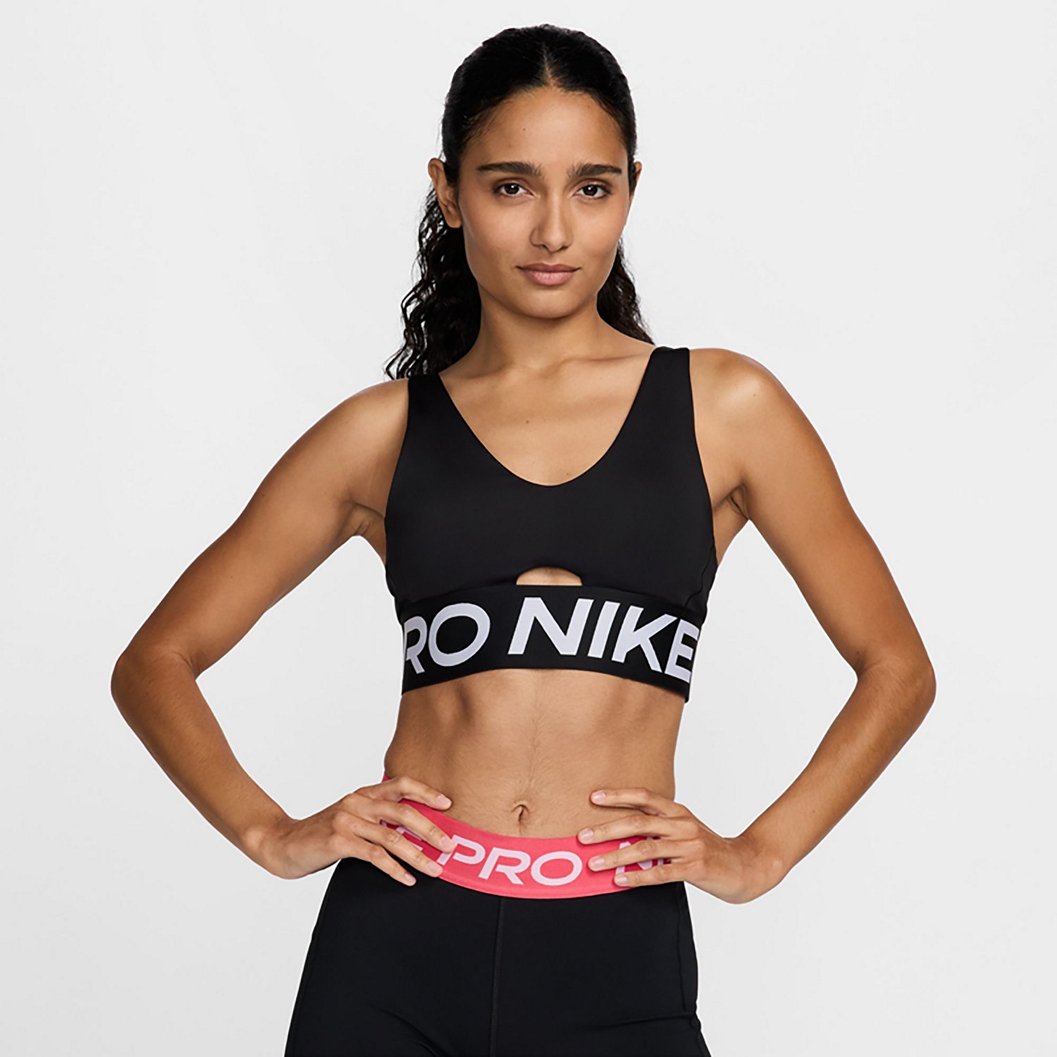 Nike Women's Pro Indy Plunge Sports Bra - view number 6