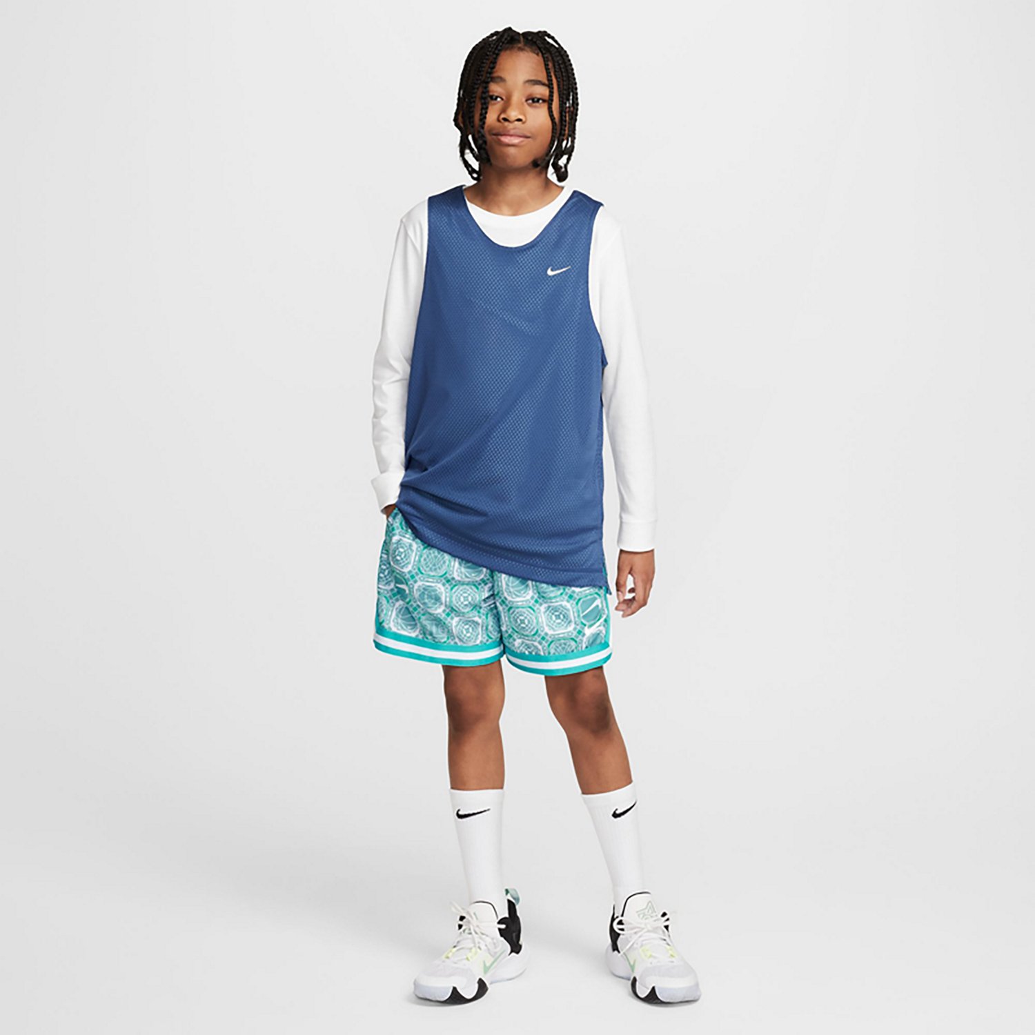 Nike Boys' Dri-FIT DNA AOP Shorts 5 in - view number 7