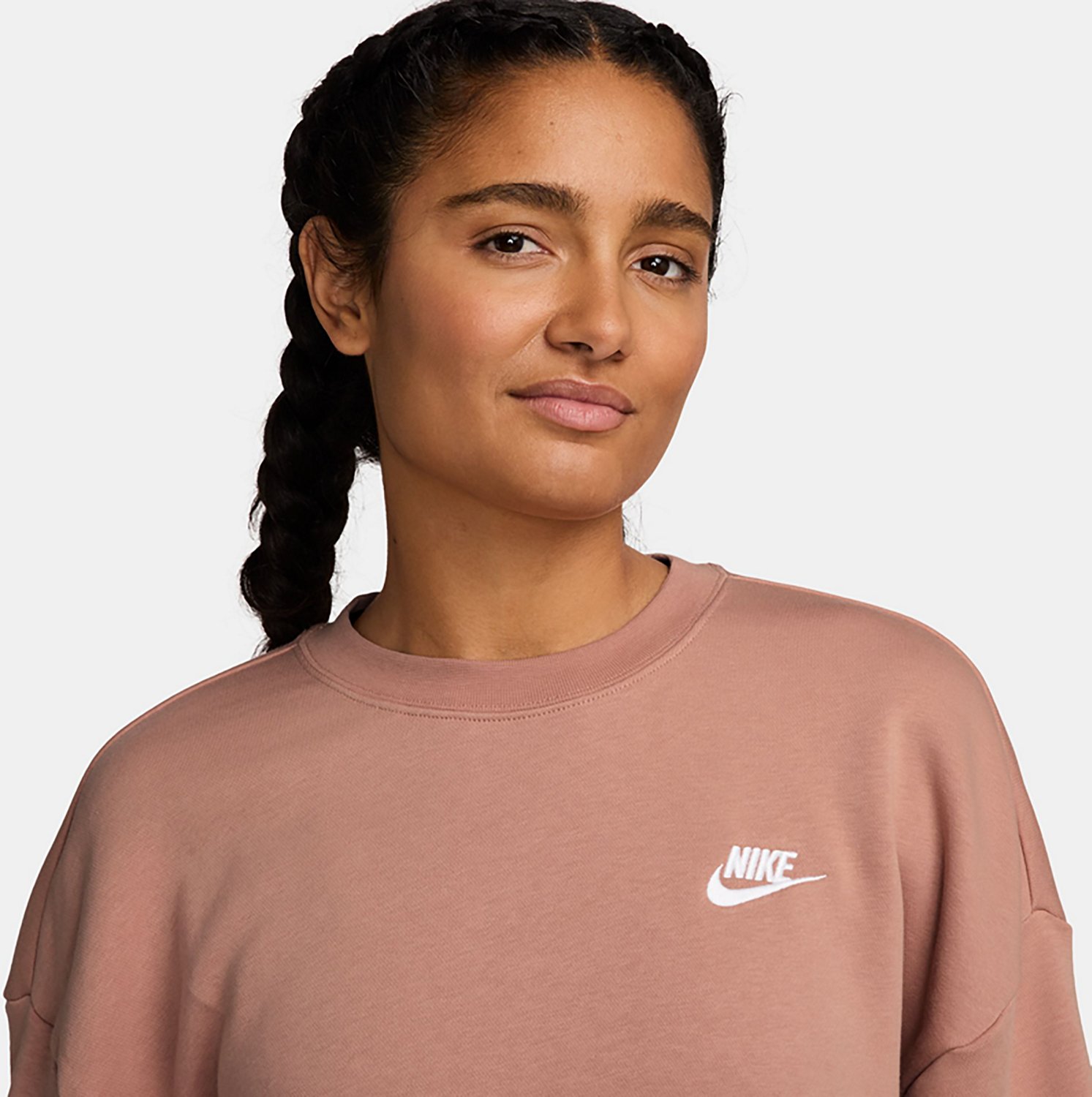 Nike Women's Sportswear Clube Fleece Loose Crew-Neck Sweatshirt - view number 3