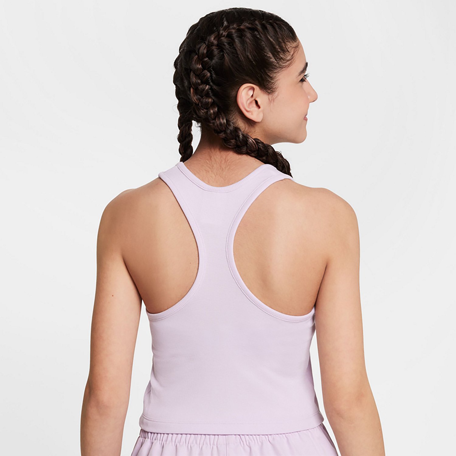 Nike Girls' Sportswear Ribbed Tank Top - view number 2
