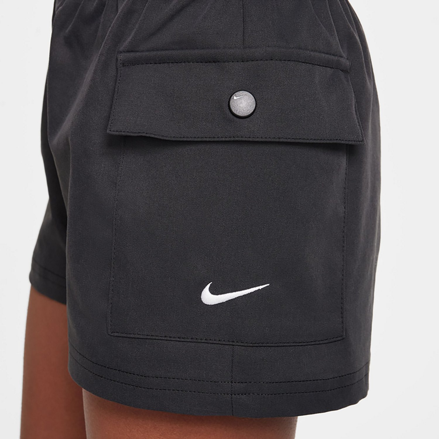 Nike Girls' Sportswear Woven Cargo Shorts 3 in - view number 3