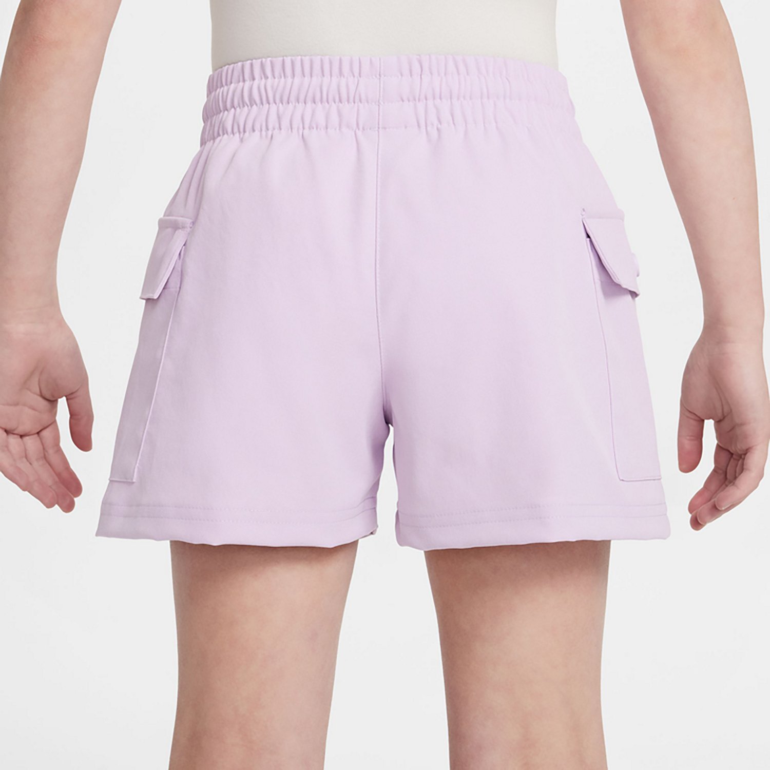Nike Girls' Sportswear Woven Cargo Shorts 3 in - view number 2
