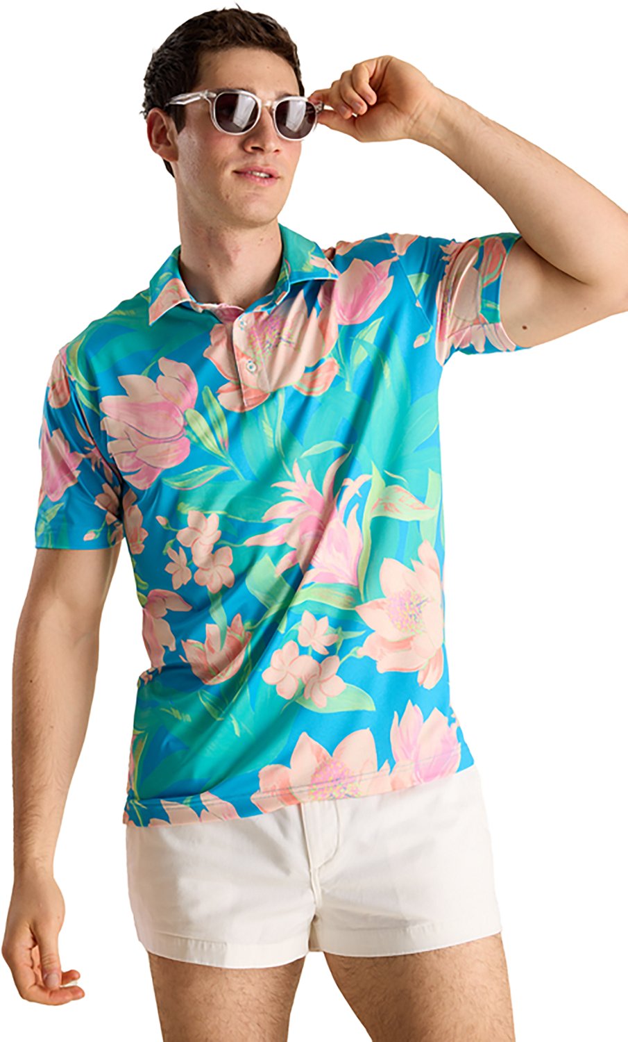Chubbies Men's Stop & Smell The Roses Performance Polo Shirt - view number 4