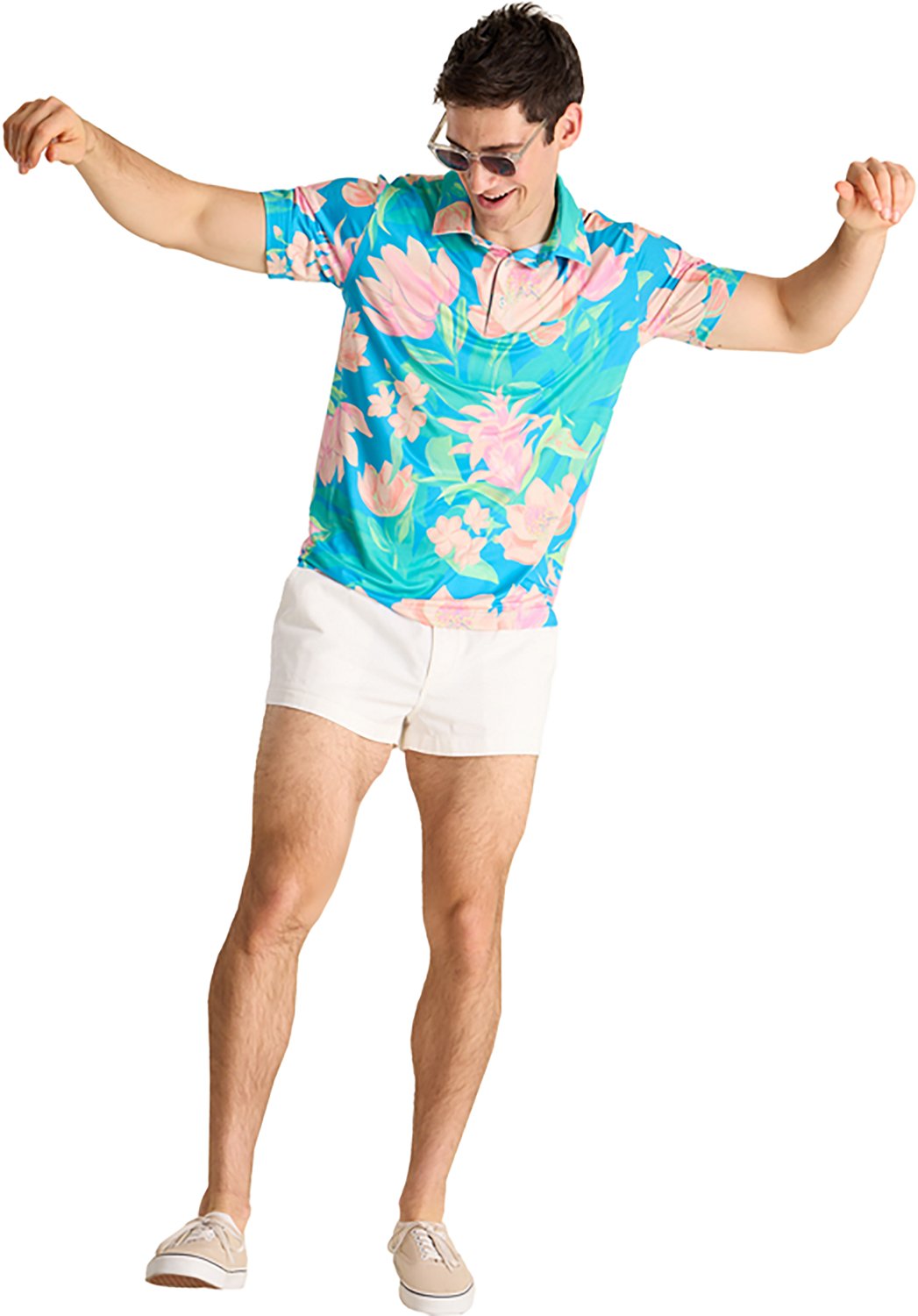 Chubbies Men's Stop & Smell The Roses Performance Polo Shirt - view number 6