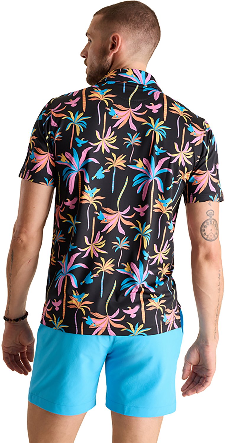 Chubbies Men's The Black Light Night Performance Polo Shirt - view number 2