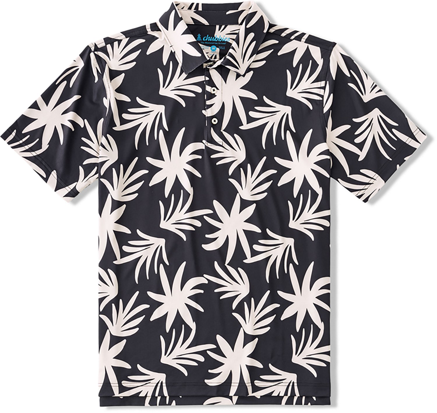 Chubbies Men's The Party Time Floral Performance Polo Shirt - view number 4