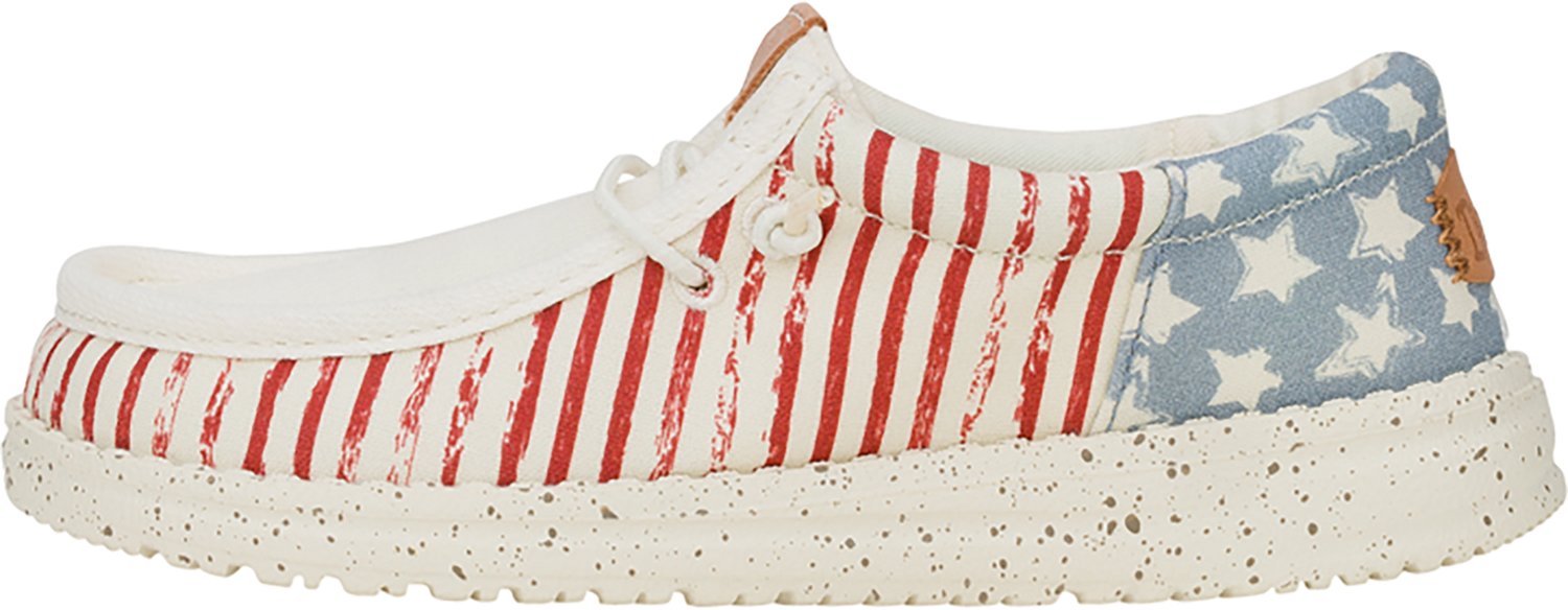 HEYDUDE Kids' Wally Funk Americana Stars Slip-On Shoes - view number 2