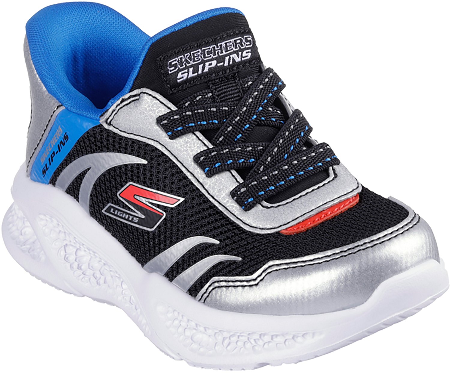 SKECHERS Toddler Boys' Hands Free Slip-Ins S-Lights Meteor Lights Brisk Beams Shoes - view number 2