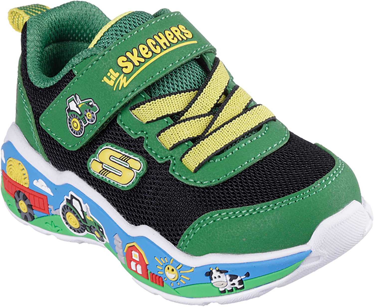 SKECHERS Toddler Boys' John Deere Play Scene Barn-Squad Buddies Shoes - view number 3