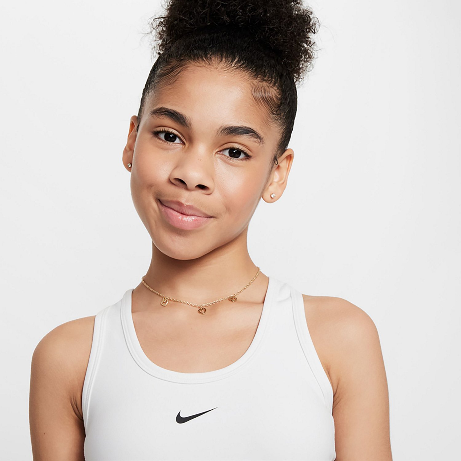 Nike Girls' One Fitted Dri-FIT Tank Top - view number 3