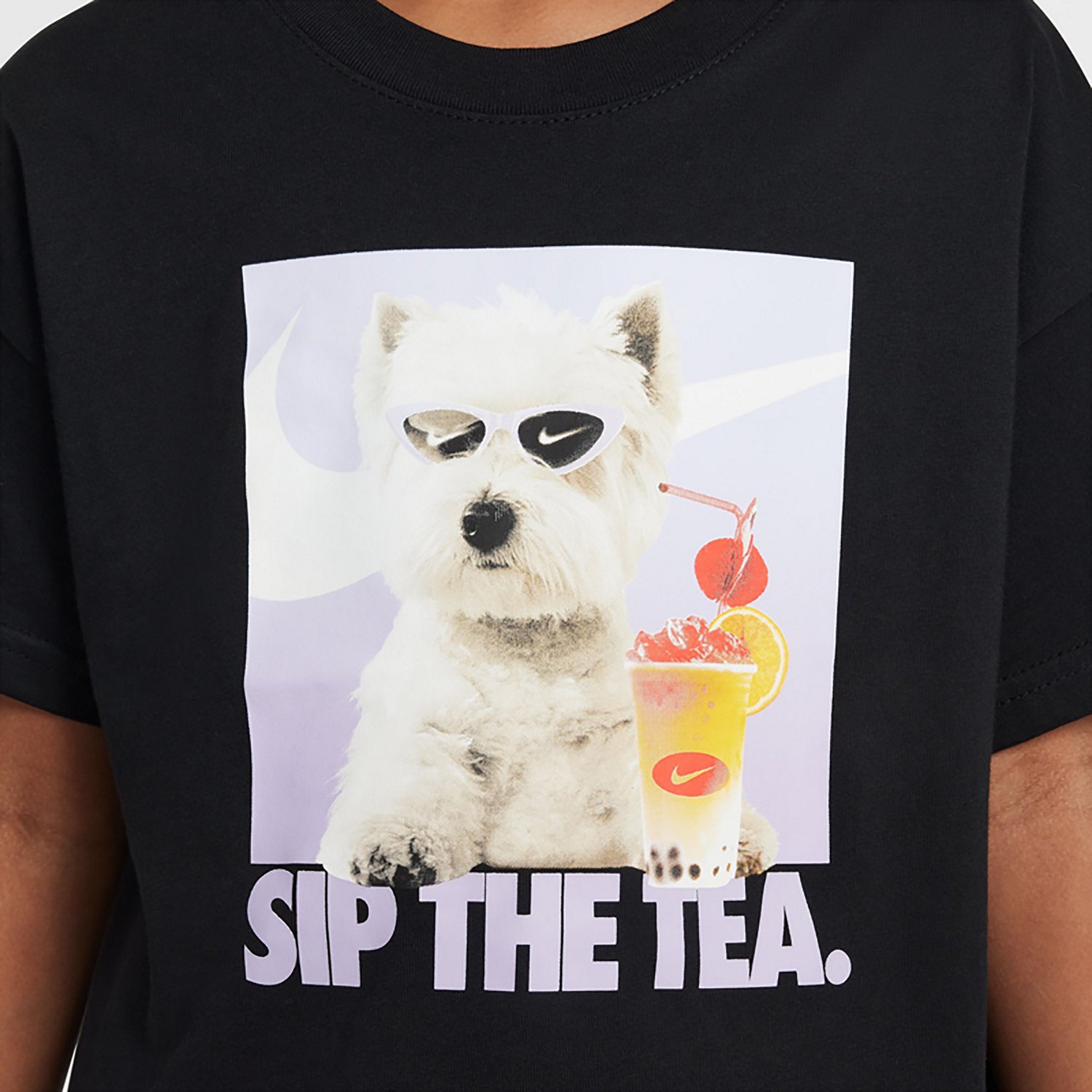 Nike Girls' Sportswear Sip Photo T-shirt - view number 4