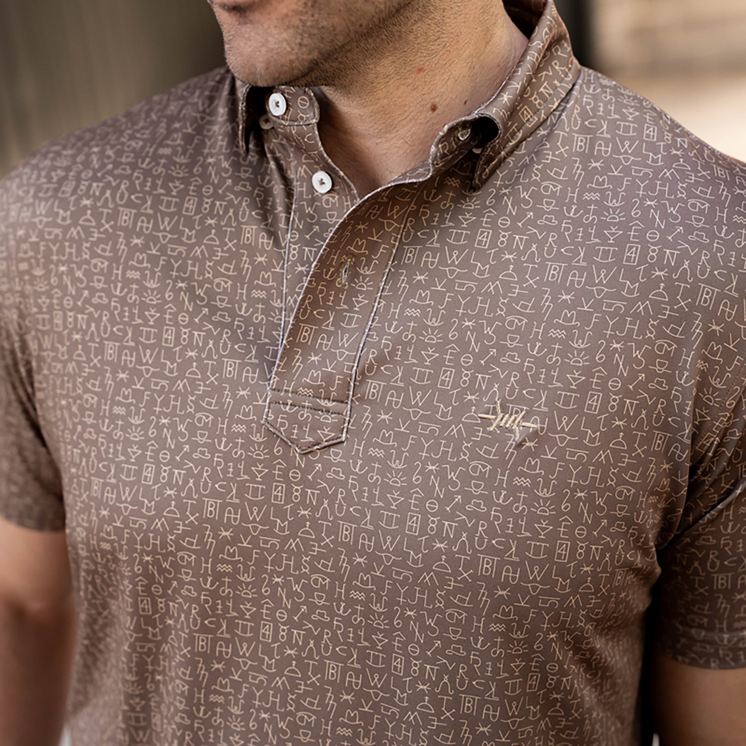 Texas Standard Men's Chisholm Traditions Polo Shirt