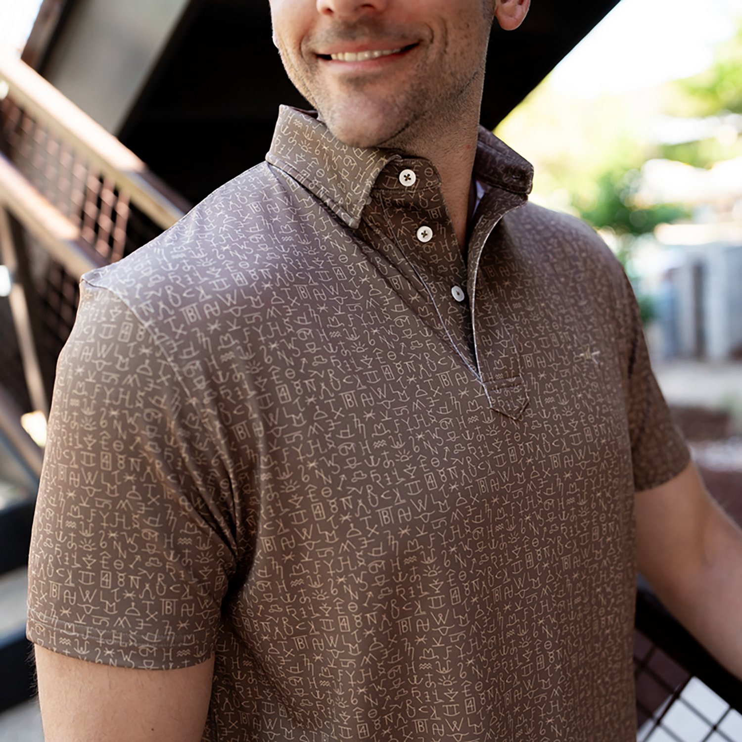 Texas Standard Men's Chisholm Traditions Polo Shirt                                                                              - view number 5