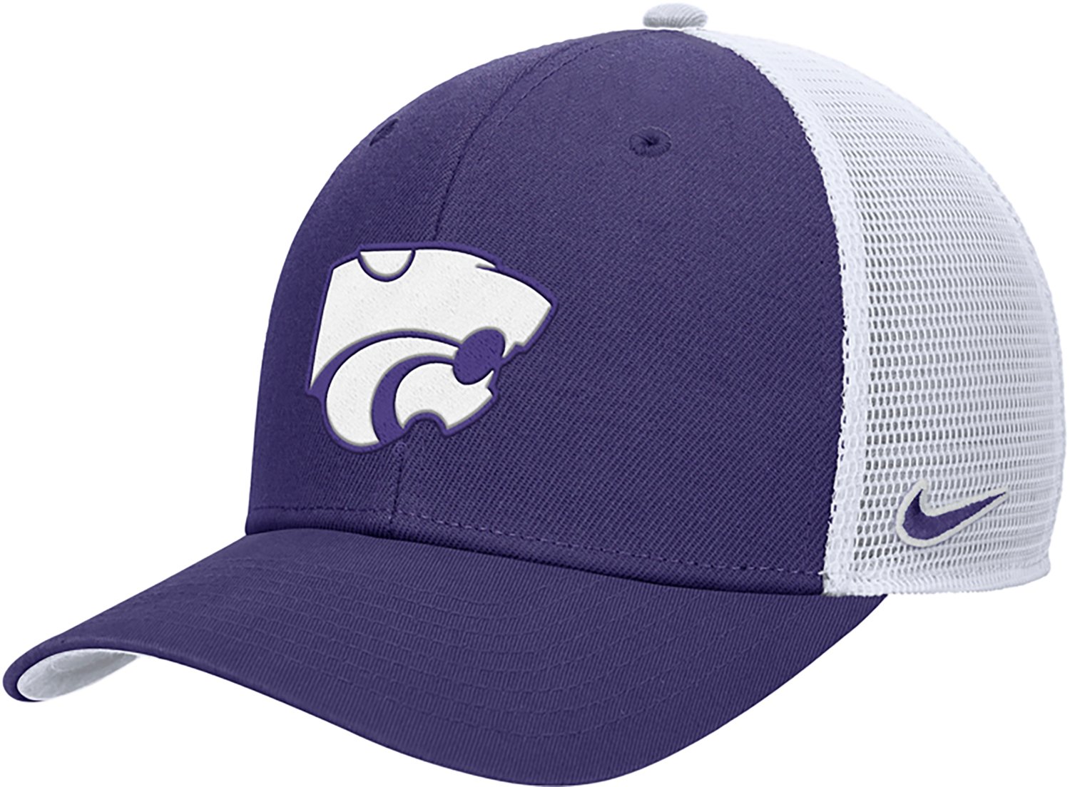 Nike Men's Kansas State Rise Structured Adjustable Mesh Cap - view number 1