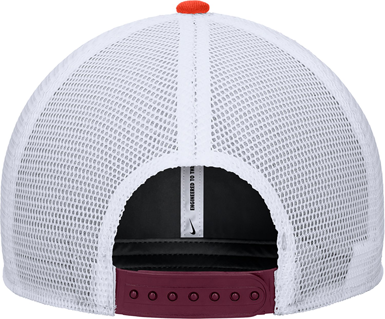 Nike Men's Virginia Tech University Rise Structured Adjustable Mesh Cap - view number 2