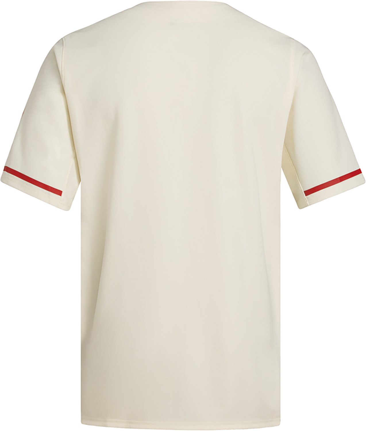 adidas Men's North Carolina State University Gold Standard Full Button Baseball Jersey - view number 2