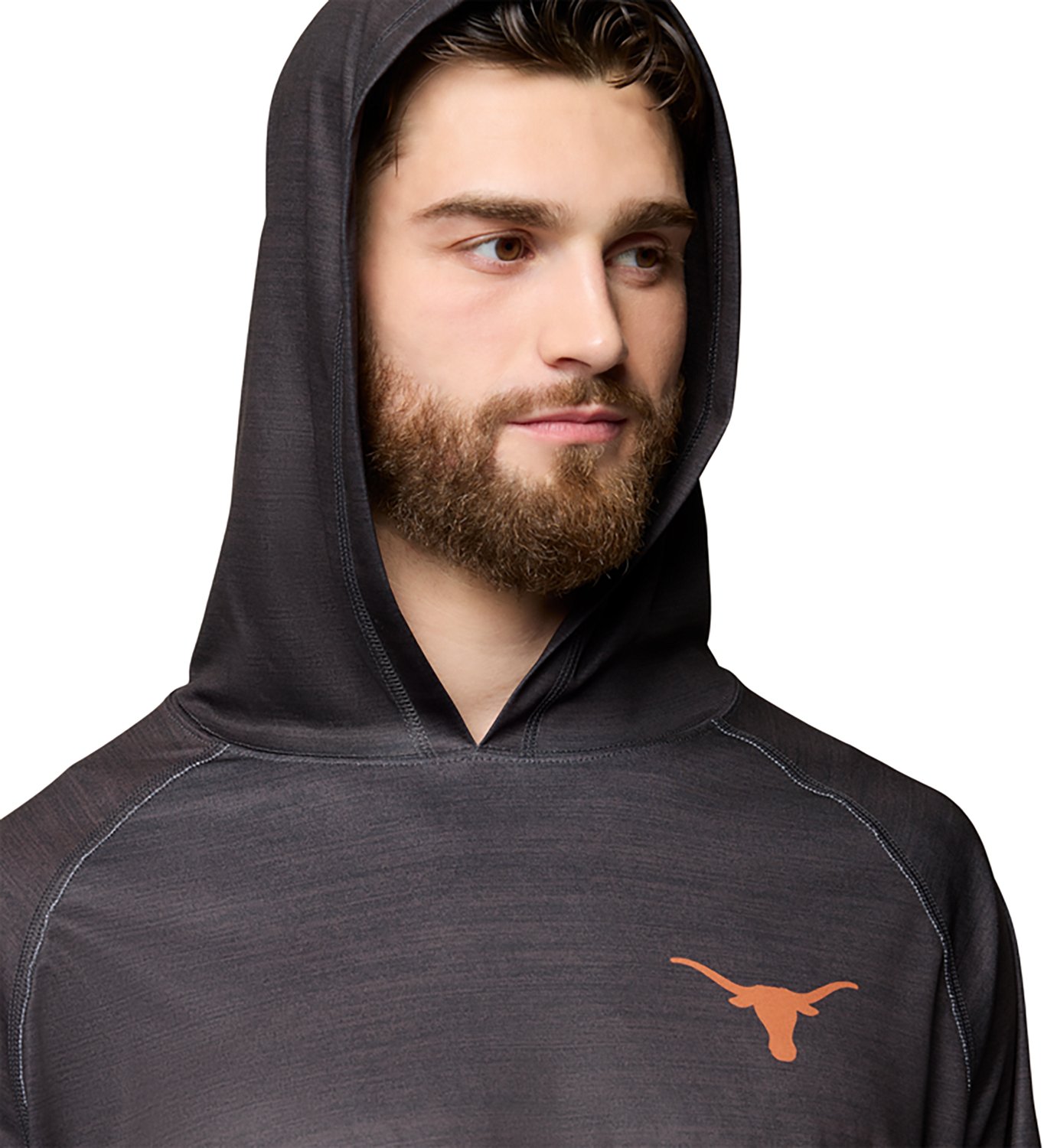 Columbia Sportswear Men's University of Texas PFG Super Terminal Tackle Hoodie - view number 4