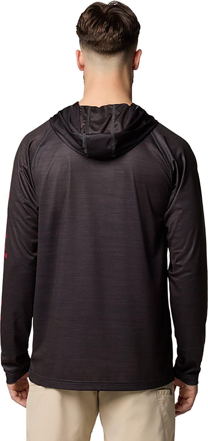 Columbia Sportswear Men's University of Arkansas PFG Super Terminal Tackle Hoodie - view number 2