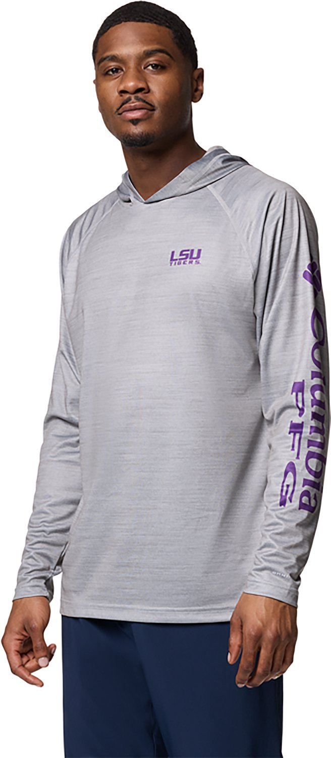 Columbia Sportswear Men's Louisiana State University Collegiate PFG Super Terminal Tackle Hoodie - view number 3