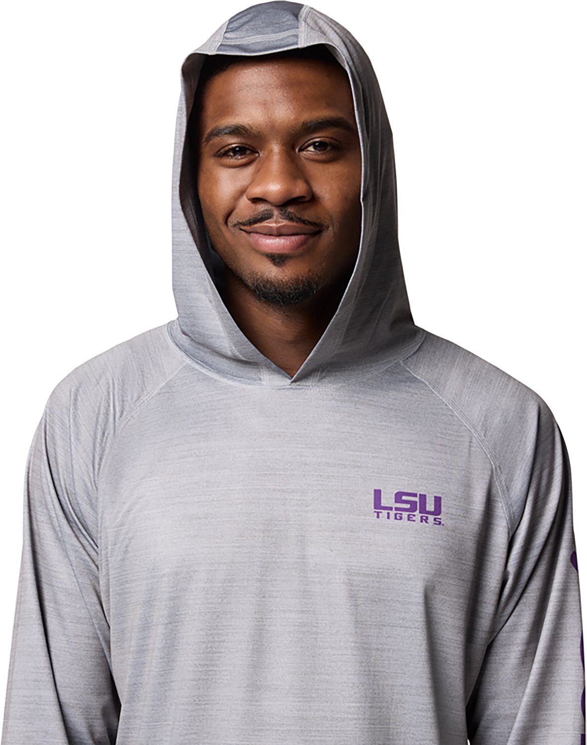 Columbia Sportswear Men's Louisiana State University Collegiate PFG Super Terminal Tackle Hoodie - view number 4