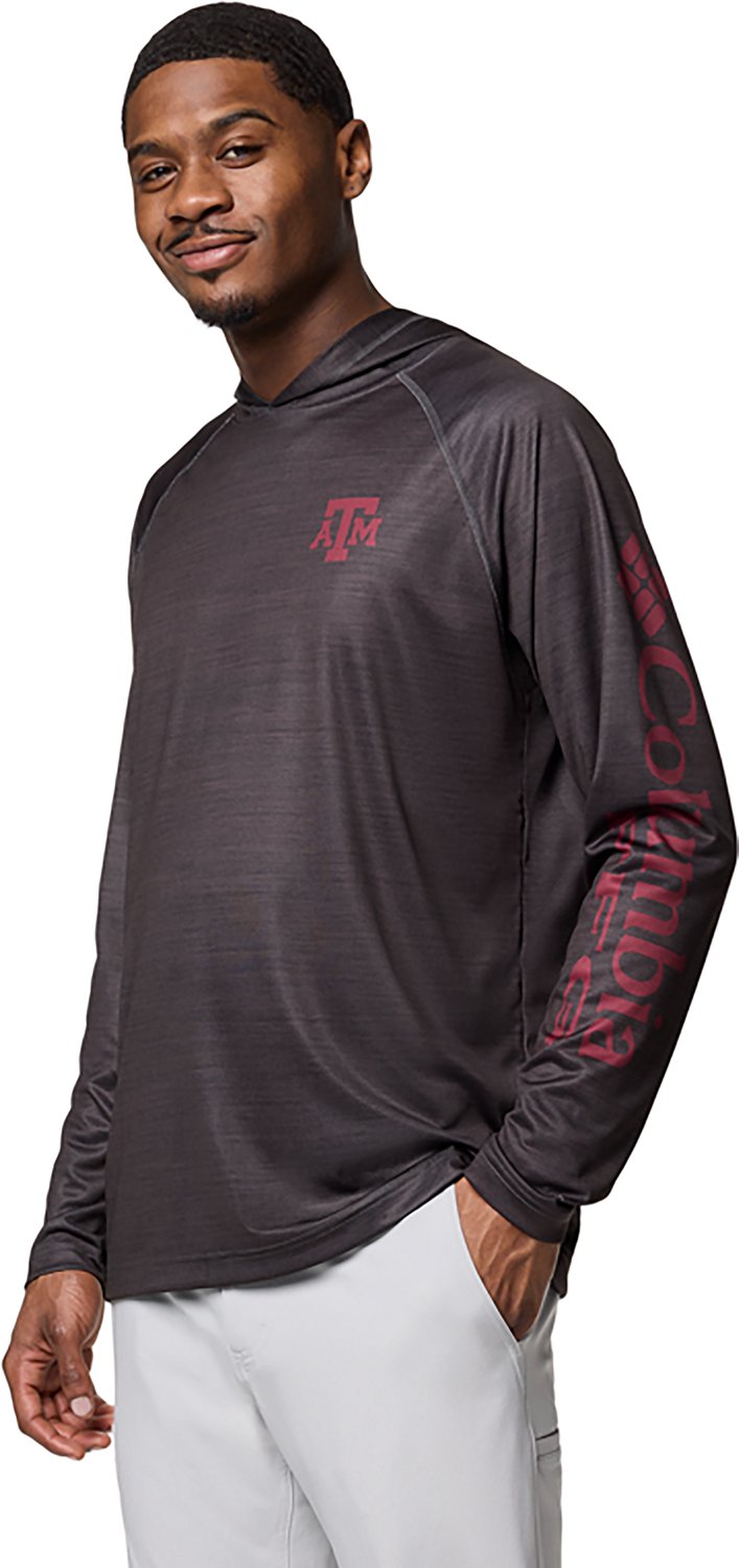 Columbia Sportswear Men's Texas A&M University Collegiate PFG Super Terminal Tackle Hoodie                                       - view number 3