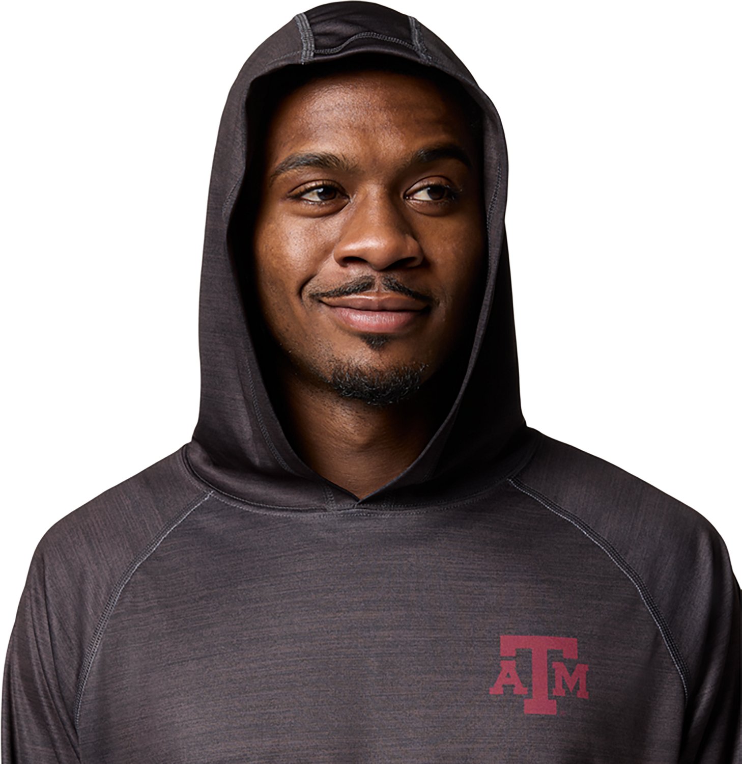 Columbia Sportswear Men's Texas A&M University Collegiate PFG Super Terminal Tackle Hoodie                                       - view number 4