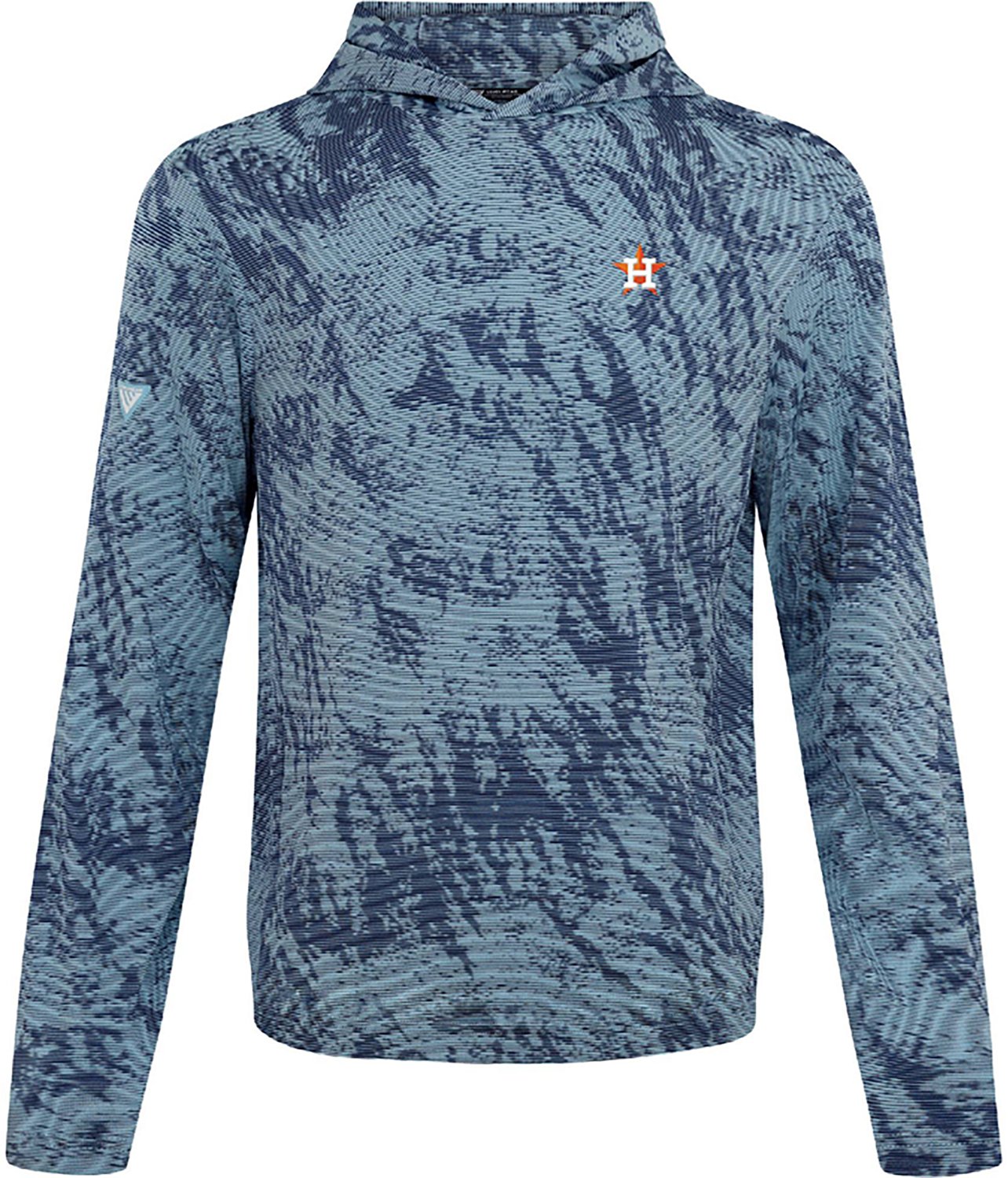 Levelwear Men's Houston Astros Platform INSIGNIA Core Hooded Long Sleeve Shirt - view number 3